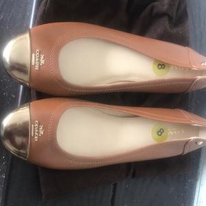 Coach flats brand new never worn